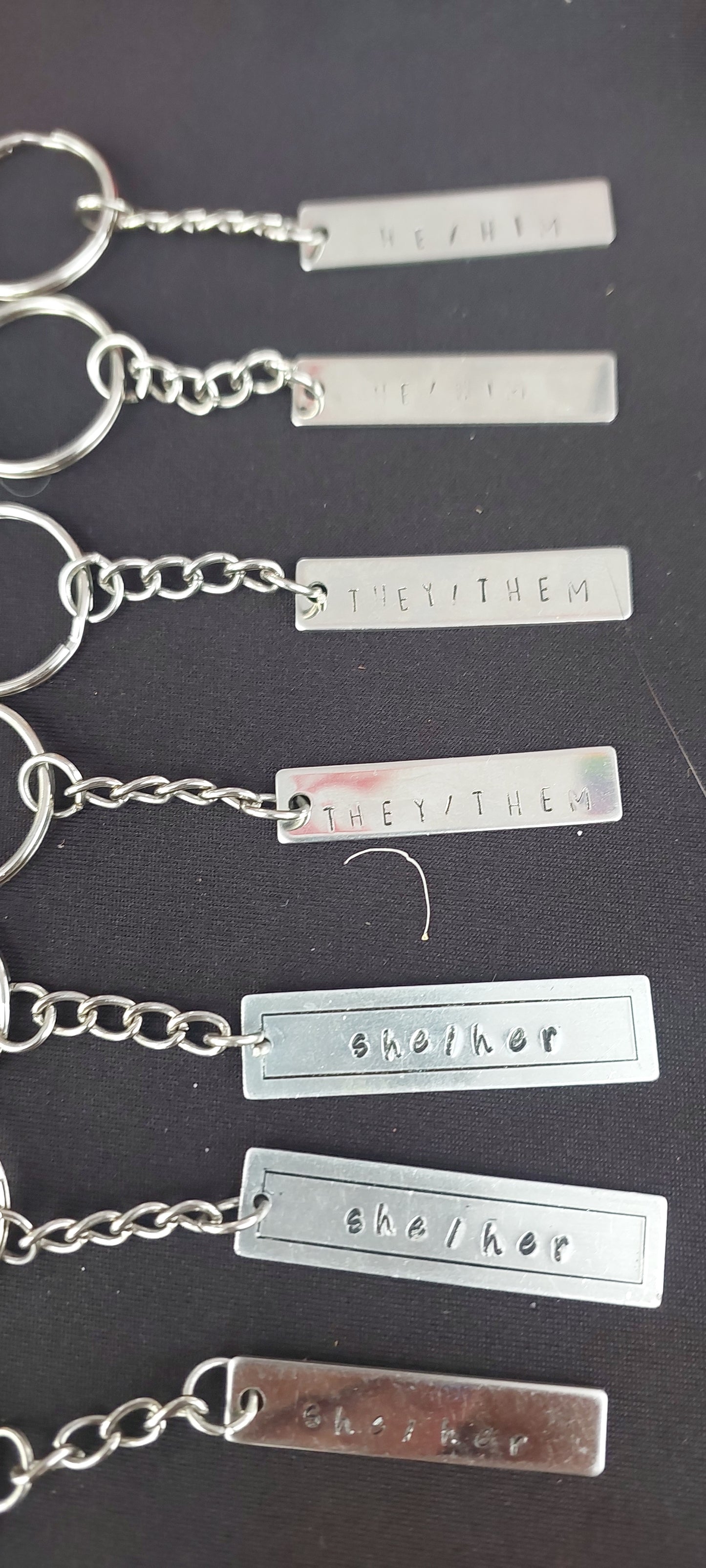Pronoun Keyring